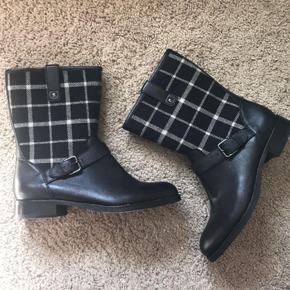 Leather/ Wool COACH Boots